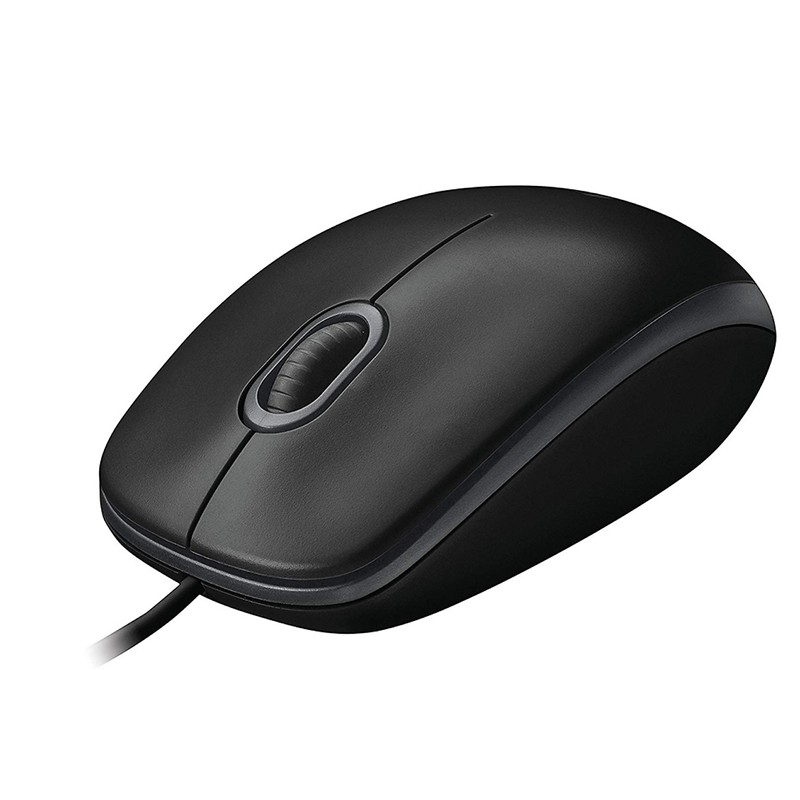 Chuột Có Dây Logitech B100 - Hàng Chính Hãng