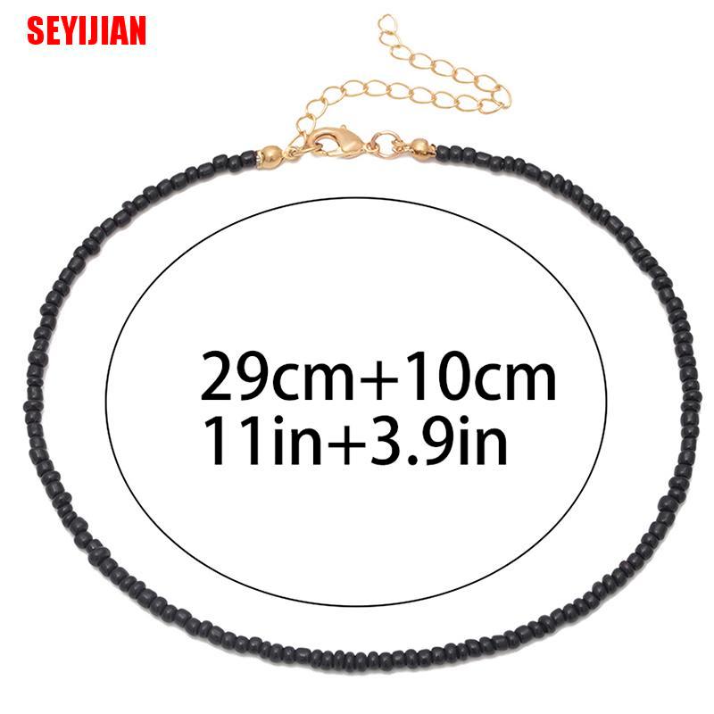 Vòng cổ Hạt Nhiều Màu Sắc Phong Cách Bohemian Thời Trang Cho Nữ