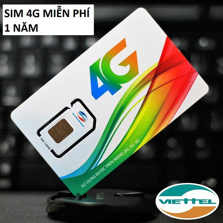 Mua về dùng ngay Sim 4G Viettel D500 Trọn gói 1 năm 4Gb/tháng x 12 tháng sim mới lên gói hết tốc độ cao về tốc độ thường