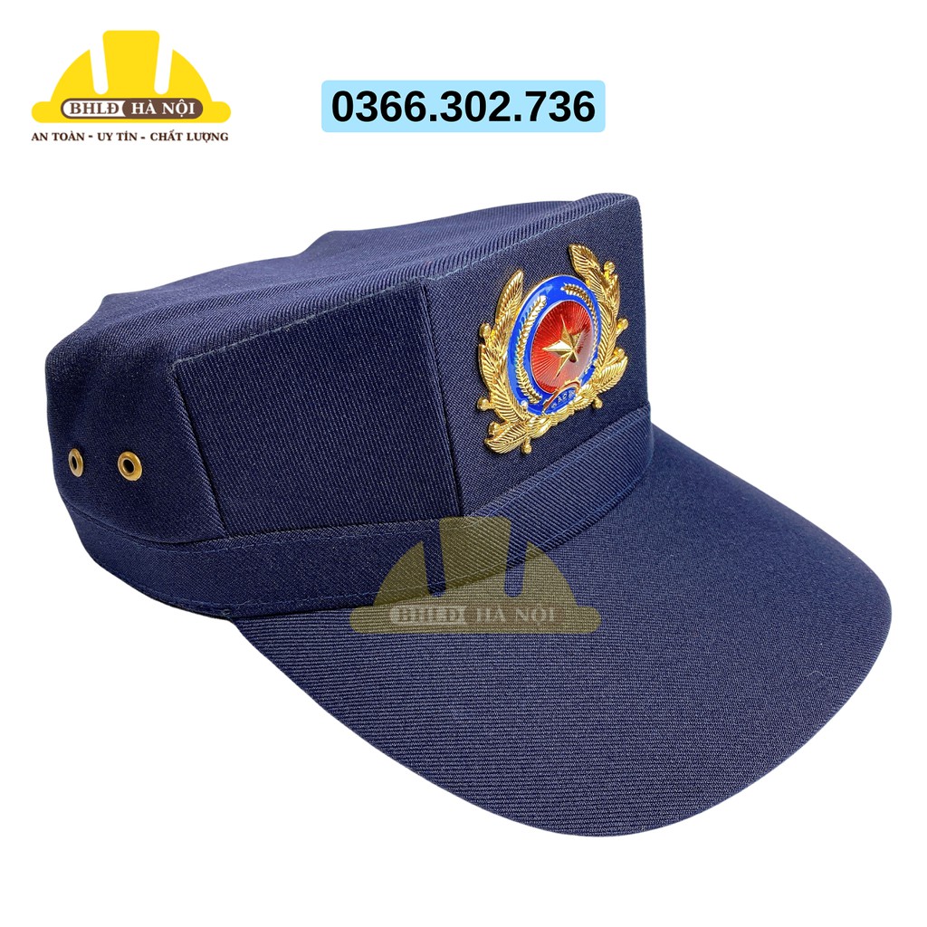 Mũ/nón bảo vệ 3 cạnh + sao đồng