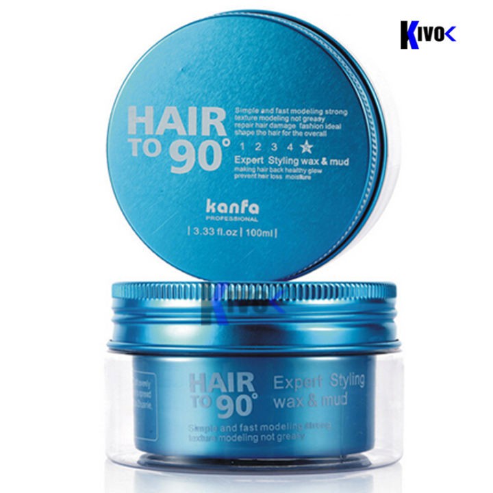 Sáp Vuốt Tóc Nam Kanfa Hair to 90 - Wax Vuốt Tạo Kiểu Tóc / Tạo Độ Phồng / Giữ Nếp Tóc - Kivo