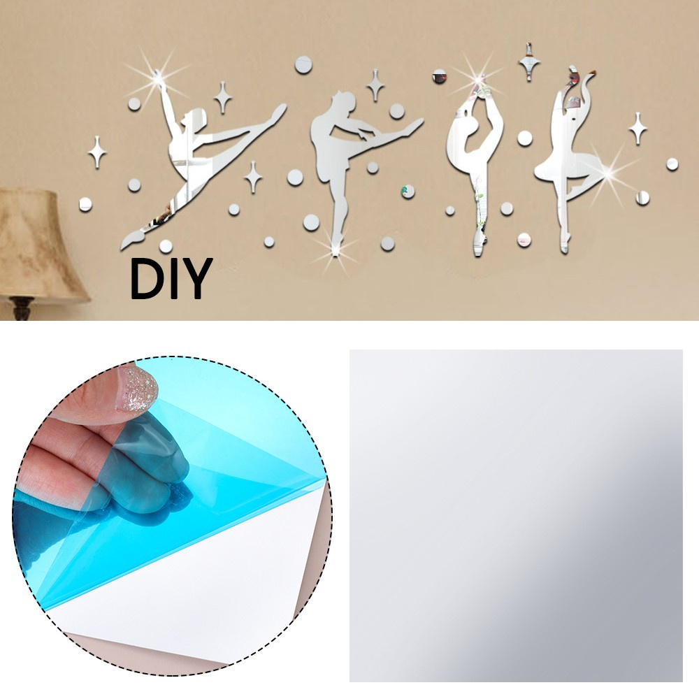 Gương dán tường bằng chất liệu acrylic mềm mại siêu mỏng