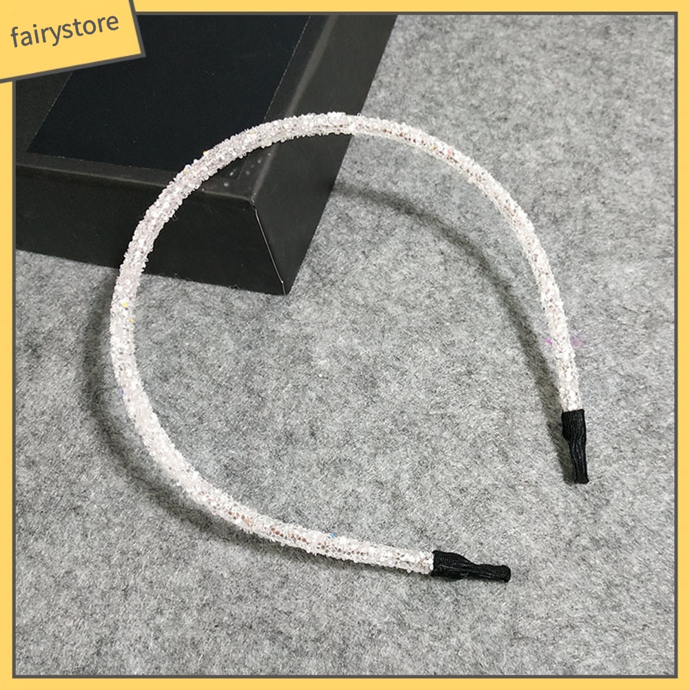 Băng Đô Cài Tóc Đính Kim Sa Lấp Lánh Thời Trang Cho Nữ