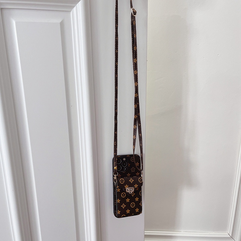 Ốp Điện Thoại Ví Có Ngăn Đựng Thẻ Và Dây Đeo Chéo Cho Samsung A52 A32 A22 S22 5G Plus Ultra S20 S21 S30 A73 A33 A13 A53 A51 A71 Note20