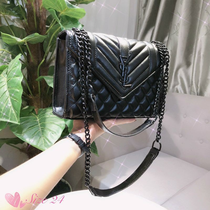 Túi đeo chéo nữ full màu phom chuẩn