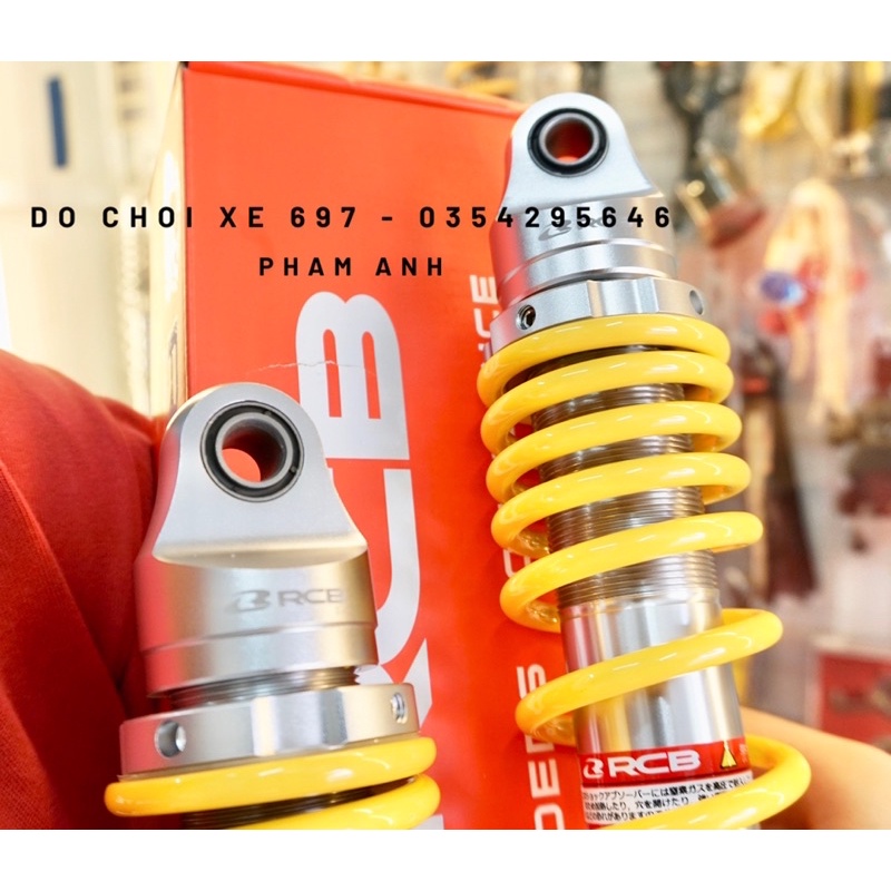 Phuộc sau RCB 60LBS chính hãng lắp Wave, Dream. Fullbox Bảo hành 12 tháng