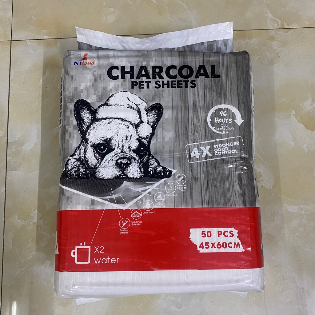 Tã lót vệ sinh than hoạt tính khử mùi Charcoal cho chó mèo