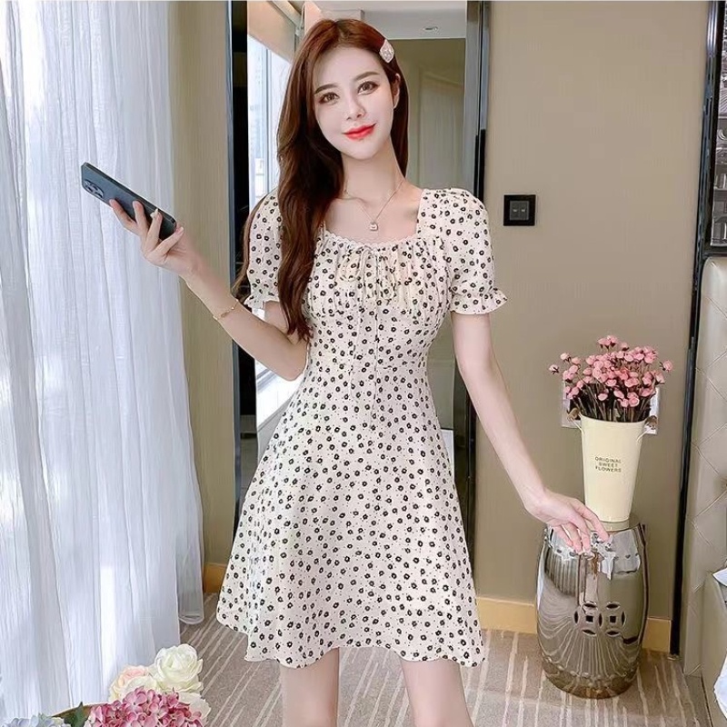 Đầm Chấm Bi Thời Trang Mùa Hè Hàn Quốc Dành Cho Nữ