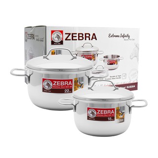 Bộ nồi 6 món Zebra Extreme Infinity (Bạc) 180826
