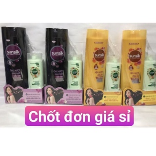 Dầu gội Sunsilk 320gr tặng dầu gội 70g hương hoa