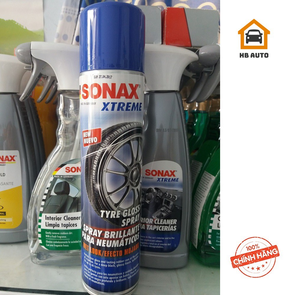 Chai Xịt Bảo Dưỡng Lốp Vỏ XTREME Dạng Phun Và Tạo Hiệu Ứng Ướt SONAX 235300