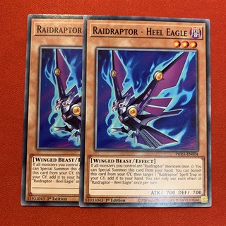 [Thẻ Bài Yugioh Chính Hãng] Raidraptor - Heel Eagle
