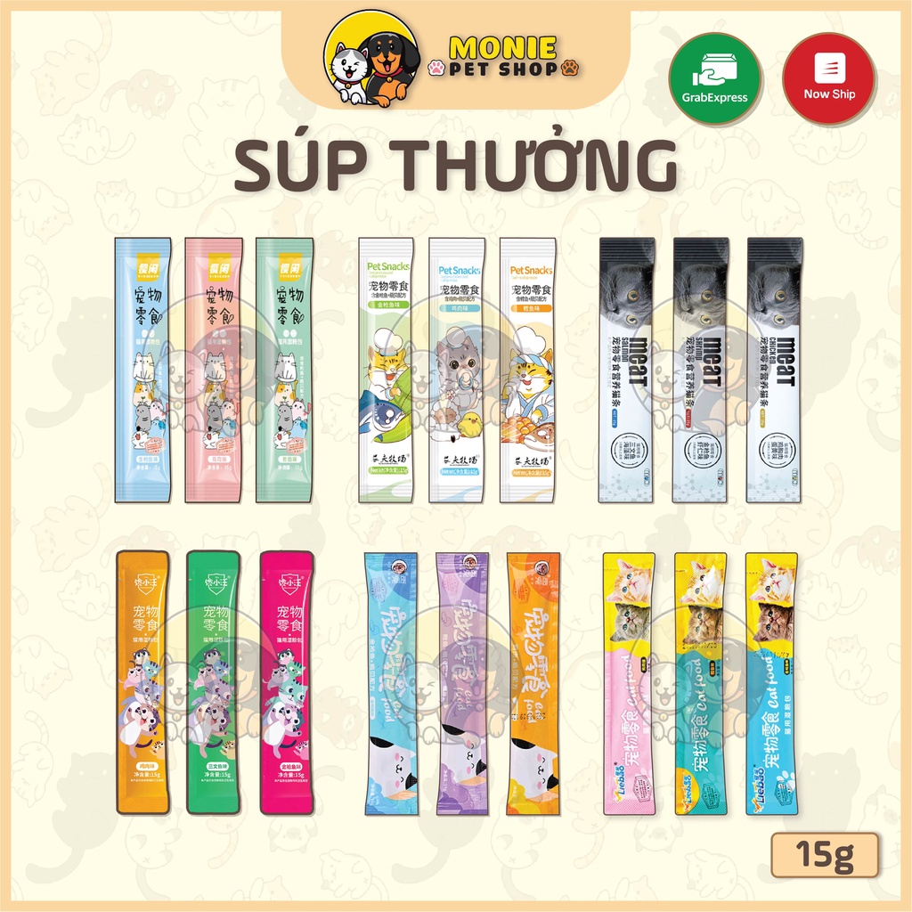 Súp thưởng cho mèo Shizuka, Xiaowang, Catfood, Liebao, Meat, Nongfu 15g