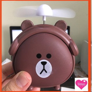Quạt Cầm Tay MiNi Tích Điện Kèm Đèn Ngủ Siêu Mát 801