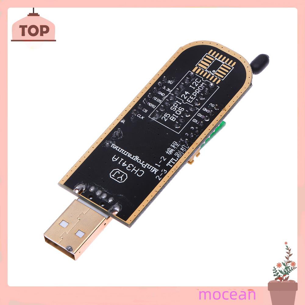 Mocean USB Programmer CH341A Series Burner Chip 24 EEPROM BIOS Writer 25 SPI Flash