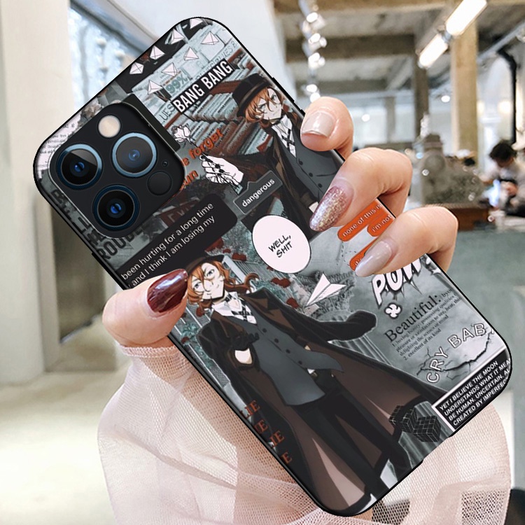 Ốp Điện Thoại Mềm Hình anime Bungou Stray Dogs Cho Samsung Galaxy A02s A03S A13 A33 A53 A73 Plus Lite JE45 Mới