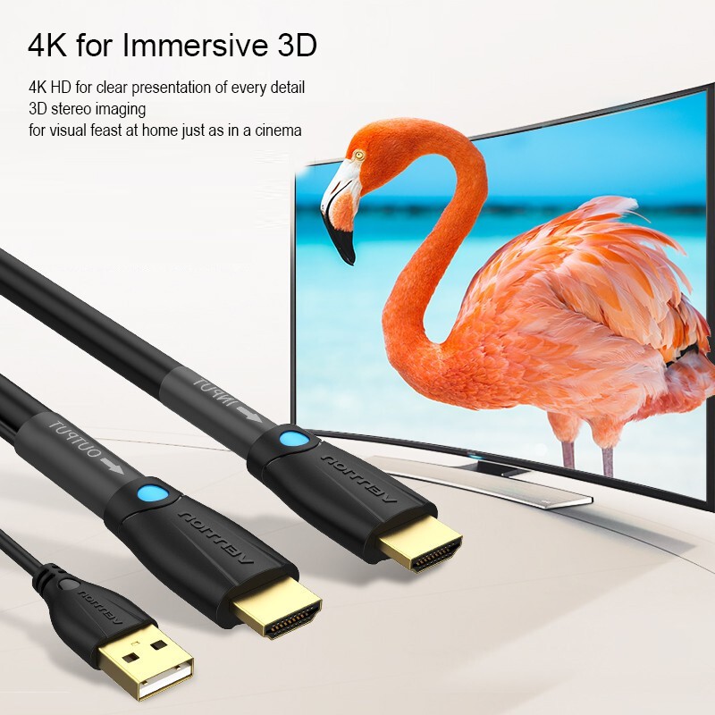 [Hàng chính hãng] Cáp HDMI 20M - 25M - Vention - VDH-A01