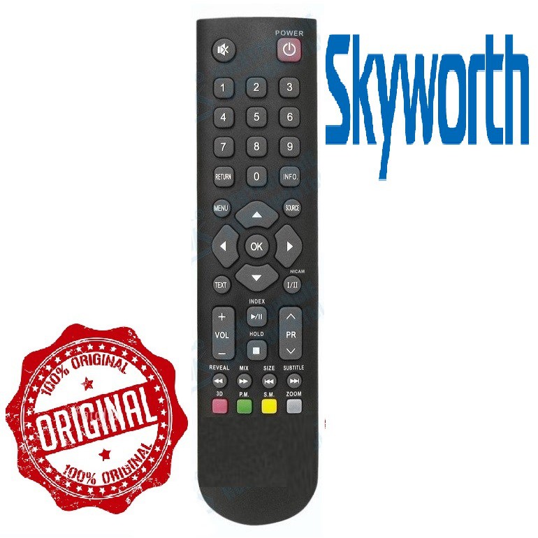 Remote điều khiển tivi SKYWORTH LCD mẫu 3