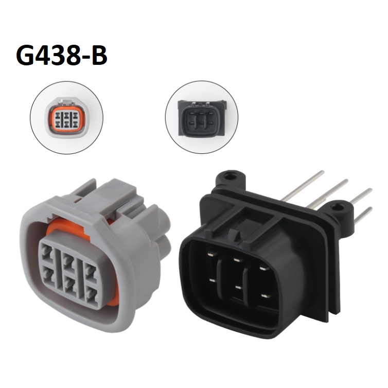 G438-Giắc cắm chân ga đánh lửa ICM 6 lỗ 2.3mm