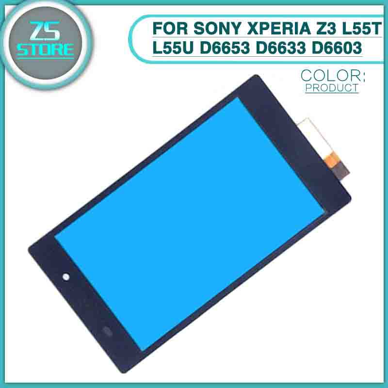 Màn hình cảm ứng lcd phía trước bằng kính thay thế cho Sony Z Z1 L39 L55 Z2 L50 Ultra Xl39 Z5 C4