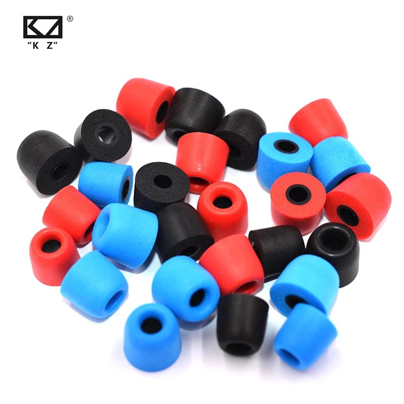 Bộ 3 cặp  / 1 cặp  nút bọc tai nghe KZ bằng mút hoạt tính khử tiếng ồn thoải mái dành cho ZSX EDX