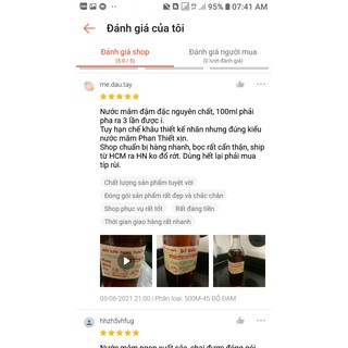 NƯỚC MẮM CÁ CƠM ĐẬM ĐẶC 500ML DÌ 7 LÀNG CHÀI