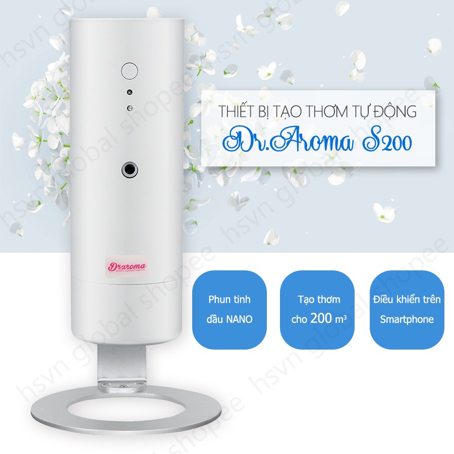 Thiết bị tạo thơm , khuếch tán tinh dầu tự động Dr.Aroma S200 WIFI