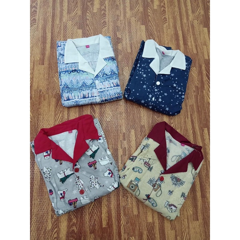 🍃Bộ Pijama cotton thu đông cho mẹ và bé🍃