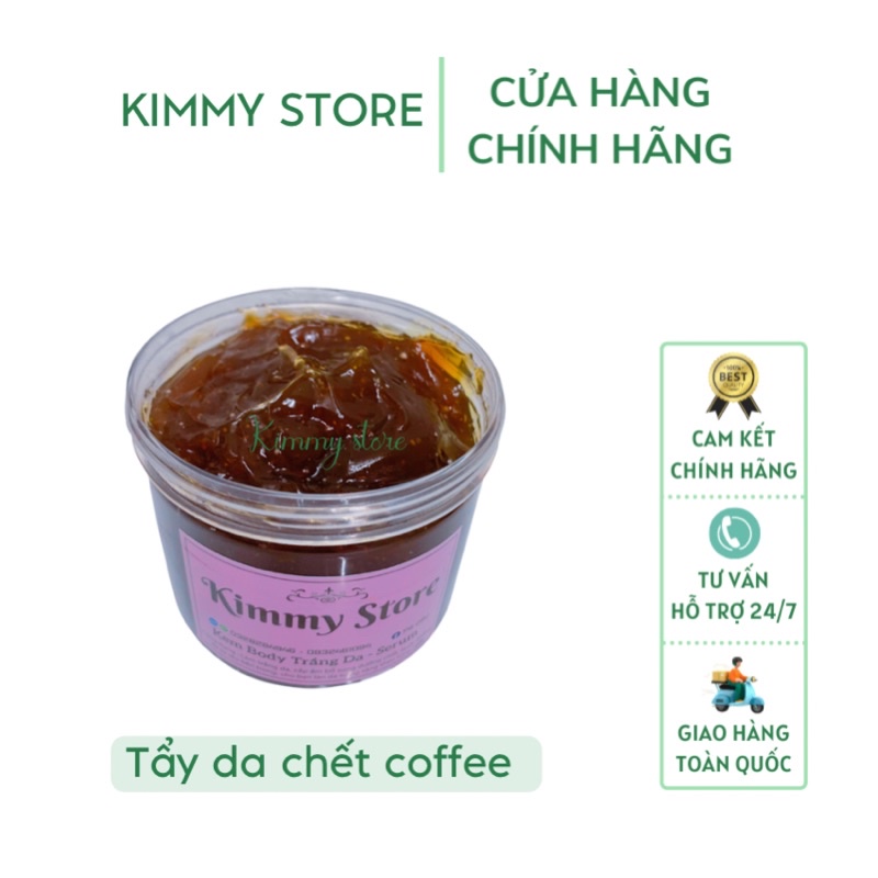 Lẻ hộp 500g gel tẩy da chết coffee handmade