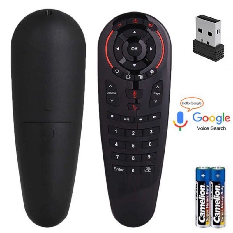 Chuột bay Air Mouse Remote Voice G30S-Có tìm kiếm giọng nói-Học lệnh 33 phím