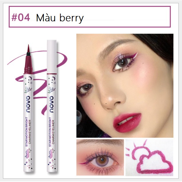 Dạ Kẻ Mắt Novo 8 Màu - Dòng Eyeliner Cao Cấp