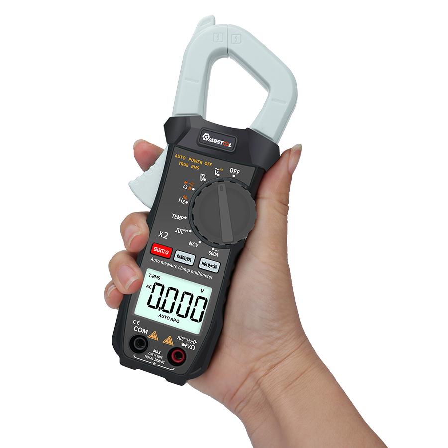 MUSTOOL X2 Pocket 6000 Counts True RMS Clamp Meter AC Voltage&Current Digital Multimeter Automatic