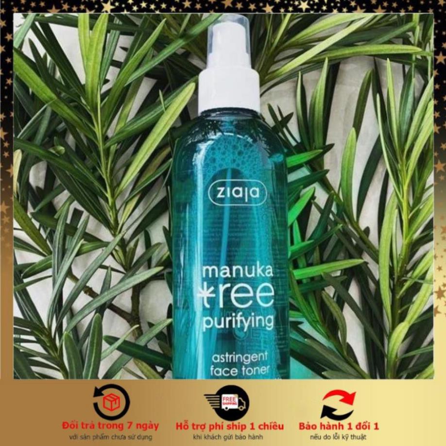 Xịt khoáng kiềm dầu dưỡng ẩm se khít lỗ chân lông làm sạch da Manuka Tree Purifying Astringent Face Toner ZIAJA | BigBuy360 - bigbuy360.vn