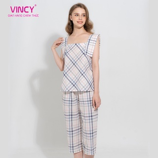 Bộ đồ kate lửng nữ vincy thoáng mát bkl180s21