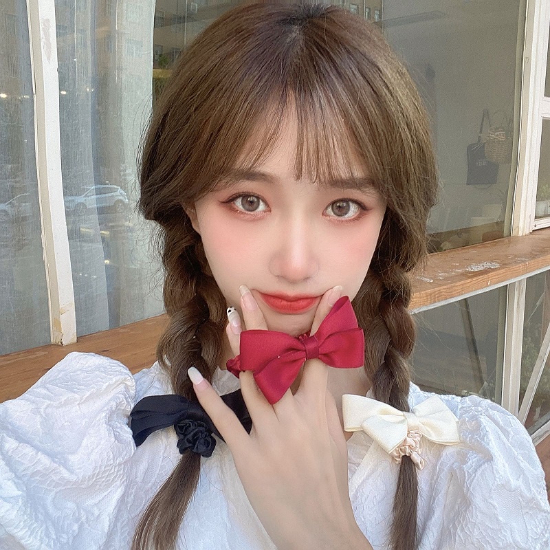 Dây Buộc Tóc Thắt Nơ Kiểu Hàn Quốc Dễ Phối Đồ Cho Nữ