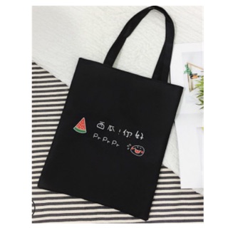 Túi tote hoa quả & chữ 💓🌈