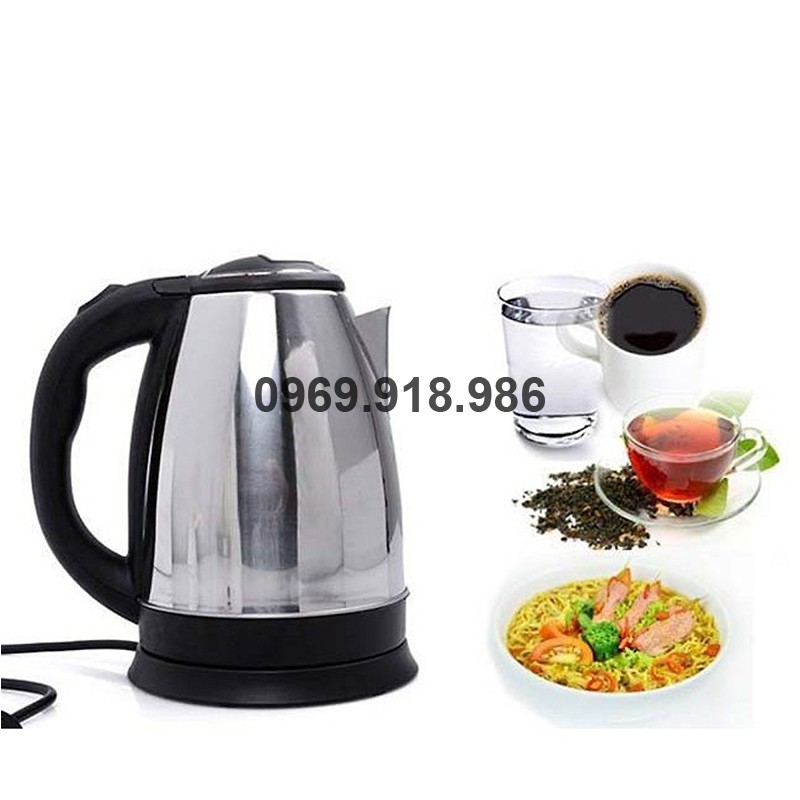 🍒 Bình Ấm Đun Nước Siêu Tốc Inox 304 1.8L Đẹp Cao Cấp Giá Gốc Sỉ Rẻ 💟 Tổng Kho Gia Dụng Hồ Chí Minh 💟