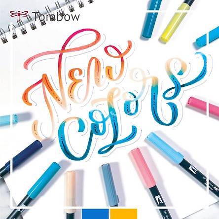 [Mã LIFEBOOK1 giảm 30K đơn 150K] Bộ 12 Bút Lông 2 Đầu Maker Cao Cấp Tombow Dual Brush Mẫu Màu Pastel