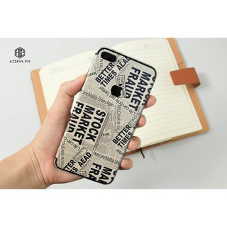 Miếng Dán Skin iPhone Tờ Báo Độc Nhất Vô Nhị
