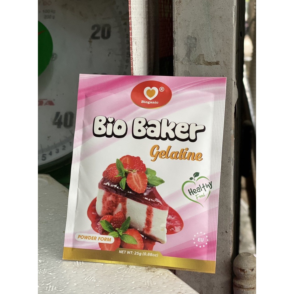 Bột Gelatine Bio Baker Gói 25g