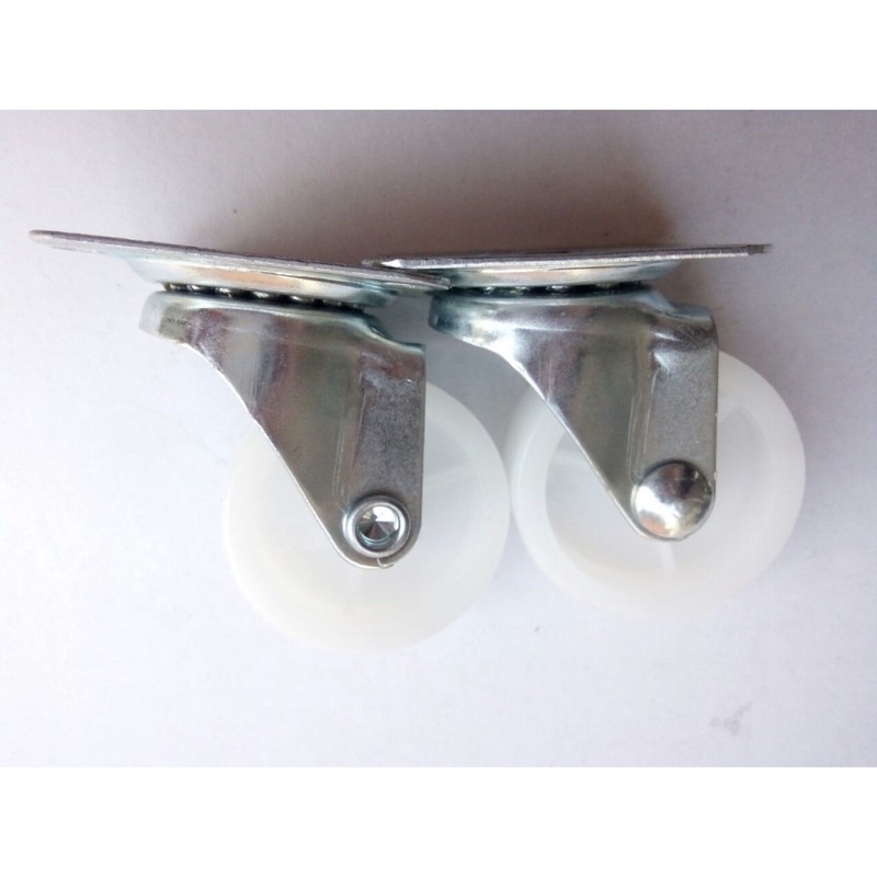 { hàng chuẩn} Bộ  4 bánh xe nhựa chịu lực tốt 5cm