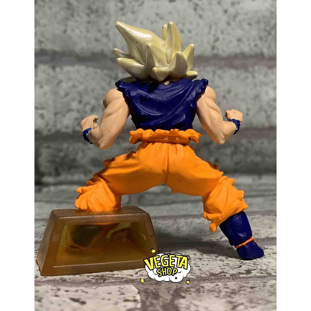 Mô hình Dragon Ball - Songoku Son Goku SSJ - DRAGONBALL Z FREEZA SERIES HG GASHAPON FIGURE - Chính hãng Bandai - Cao 9cm