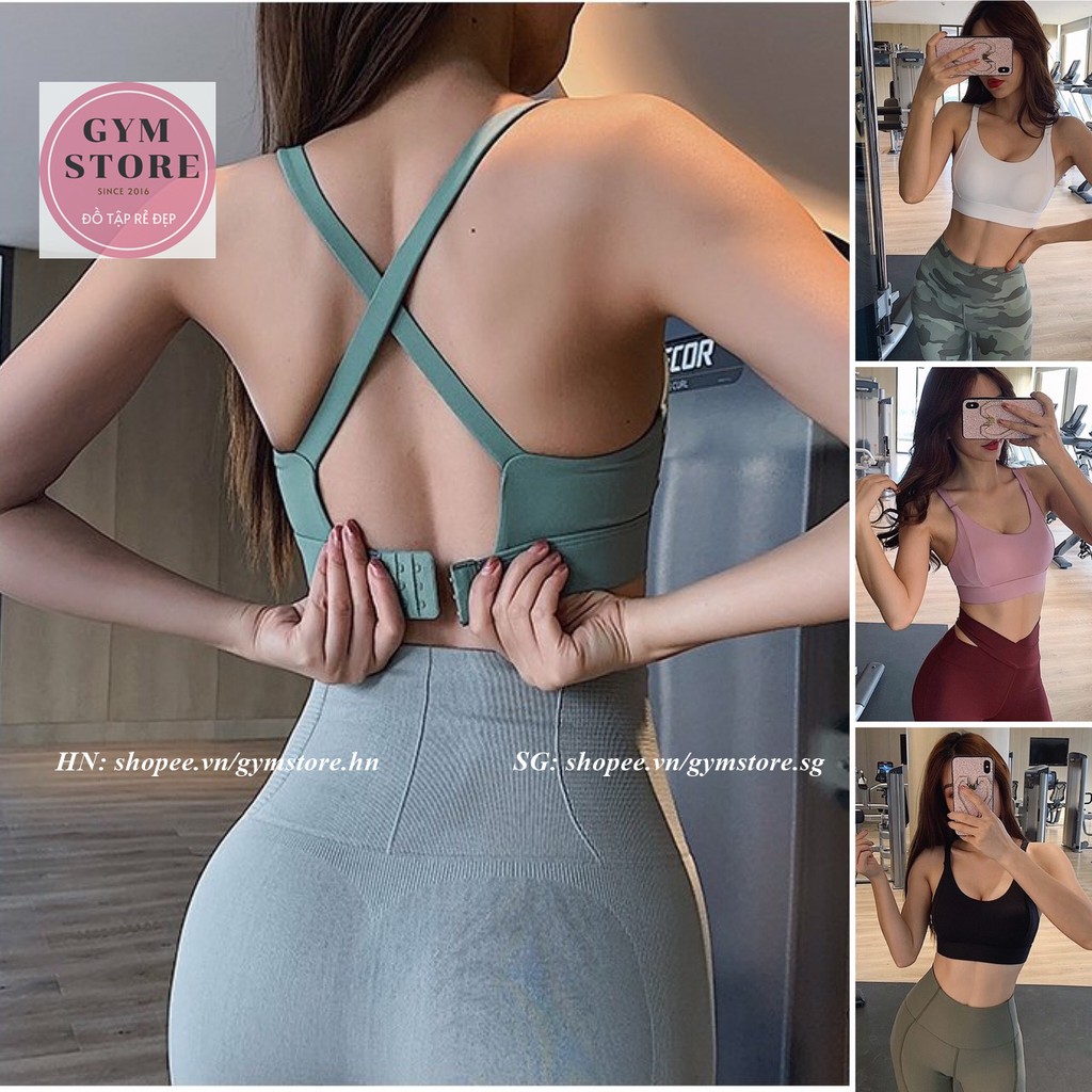 Áo Bra Tập Gym Nữ ❤️𝐇𝐀̀𝐍𝐆 𝐗𝐈̣𝐍❤️ Có Mút Nâng Ngực Thể Thao Nữ 𝐆𝐘𝐌𝐒𝐓𝐎𝐑𝐄 746