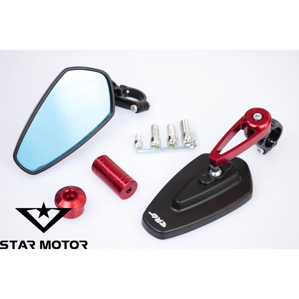 Gương - kiếng gù chân gương CRG V1 nhôm CNC lắp chân gương các dòng xe