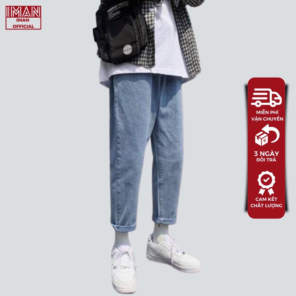 Quần Jean nam, Baggy nam, quần bò nam, Dáng Suông, rộng style hàn quốc 2022 TR01