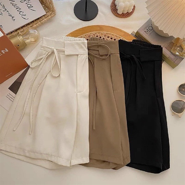 0406QXL- QUẦN SHORT XẾP LY NỮ