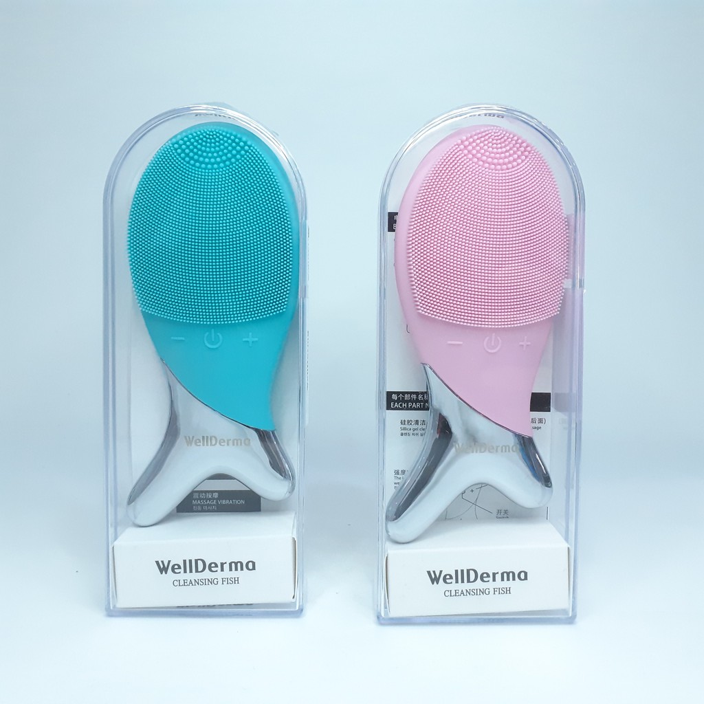 Review May Rửa Mặt Wellderma Cleansing Fish Bi Quyết Cho Lan Da Sang Hồng Tự Nhien