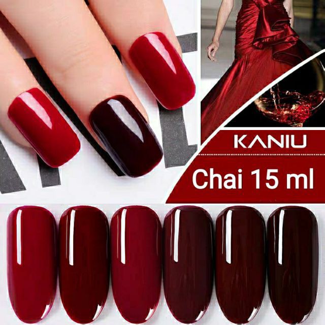 Sơn Gel Kaniu bền màu cực kì mướt 12ML (Dành cho tiệm nail chuyên nghiệp) JH - BUMSHOP79