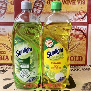 Nước rửa chén bát Sunlight Chanh100 chai 750g