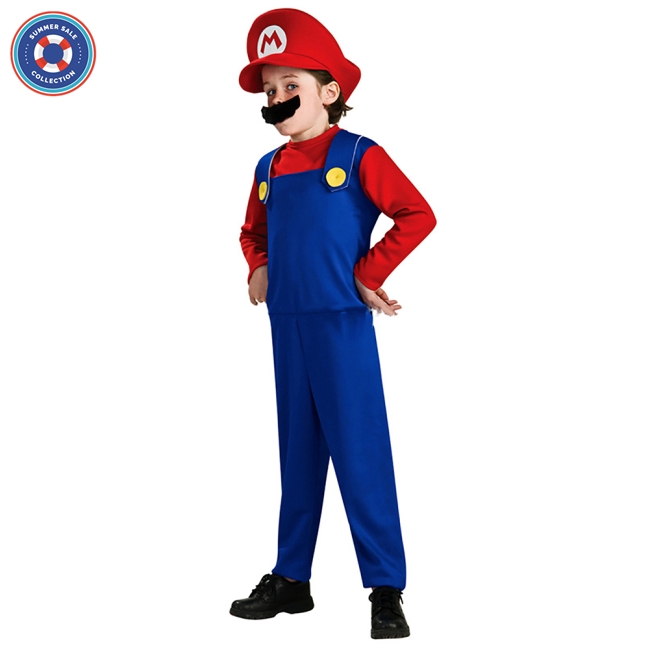 Bộ Đồ Hóa Trang Halloween Nhân Vật Super Mario Dành Cho Gia Đình